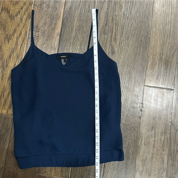 Forever 21 Top Navy Blue Spaghetti Strap - Picture 8 of 10